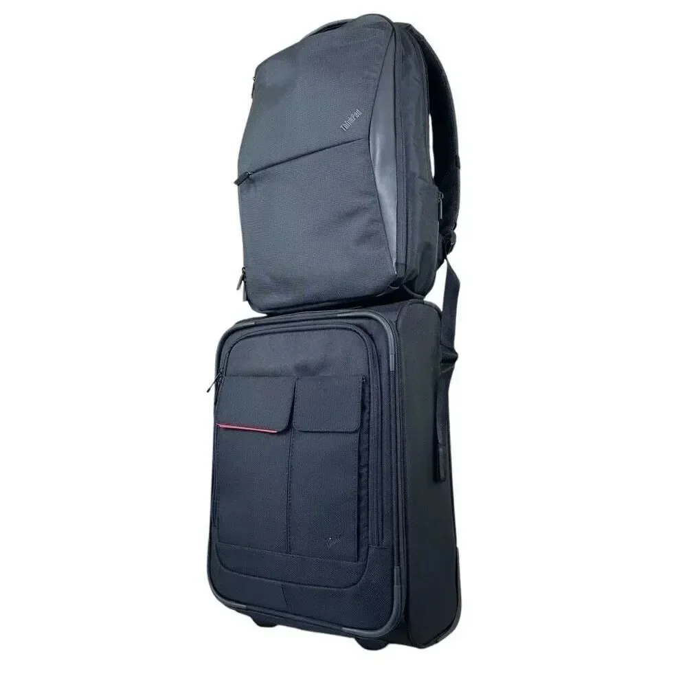 Lenovo Thinkpad Professional Backpack & Wheeled Carry-on Bag Set NWOT